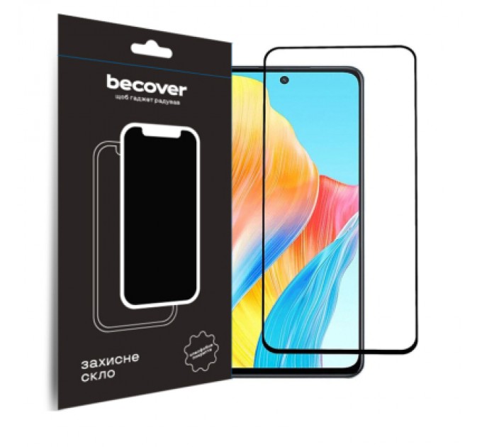 Скло захисне BeCover Oppo A98 5G Black (709772)