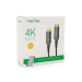 VEGGIEG Кабель мультимедійний HDMI M to HDMI M 20.0m V2.0 4K UHD black VEGGIEG (YT-HDMI(M)/(M)HA-20/19719)