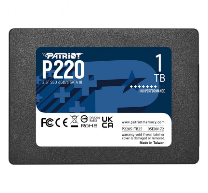 Накопичувач SSD 2.5" 1TB P220 Patriot (P220S1TB25)