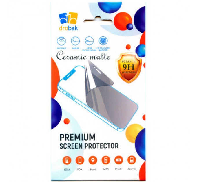 Скло захисне Drobak Matte Ceramics Poco F3 (535373)