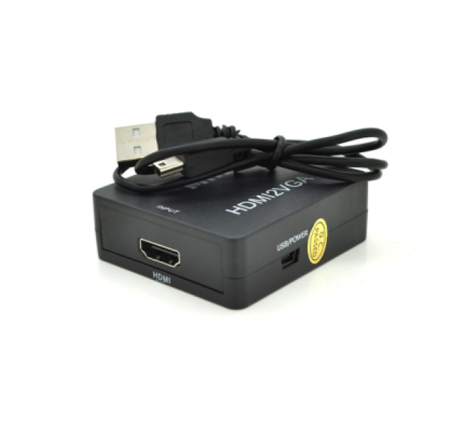 Voltronic Перехідник HDMI F to VGA F 720P/1080P black Voltronic (YT-CM-HDMI/VGA-B)