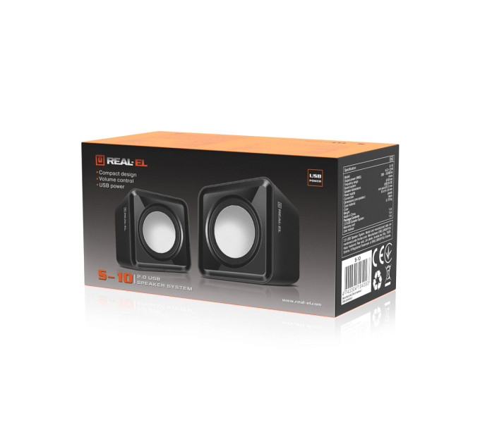 REAL-EL Акустична система REAL-EL S-10 Black