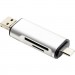 XoKo Концентратор XoKo AC-440 Type-C USB 3.0 and MicroUSB/SD Card Reader (XK-AС-440)