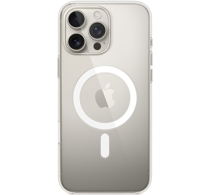 Apple Чохол-накладка Apple Clear Case with MagSafe для Apple iPhone 16 Pro Max Transparent (MA7F4)