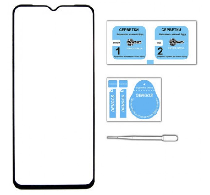 Скло захисне Dengos Oppo A78 4g 2шт. (DG-TG2P-02)