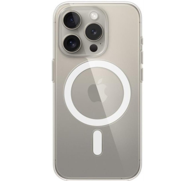 Apple Чохол-накладка Apple Clear Case with MagSafe для Apple iPhone 15 Pro Clear (MT223)