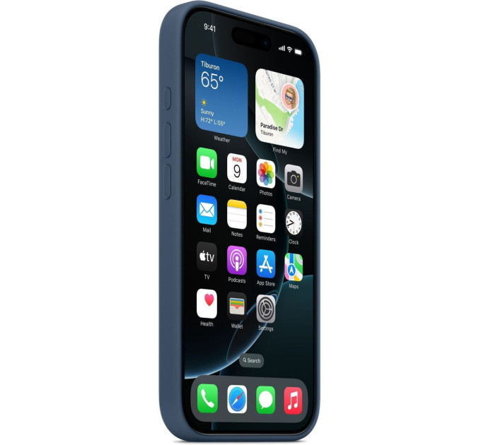 Apple Чохол-накладка Apple Silicone Case with MagSafe для Apple iPhone 15 Black (MT0J3)