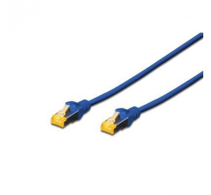 Патч-корд 3м CAT 6a S-FTP, AWG 26/7, Cu, PVC, blue Digitus (DK-1644-A-030/B)