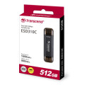Transcend Накопичувач SSD USB 3.2 512GB Transcend (TS512GESD310C)