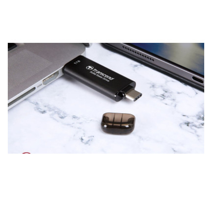Transcend Накопичувач SSD USB 3.2 256GB Transcend (TS256GESD310C)