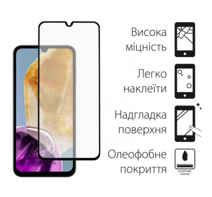 Скло захисне Dengos Samsung Galaxy M15 5G 2шт. (DG-TG2P-24)