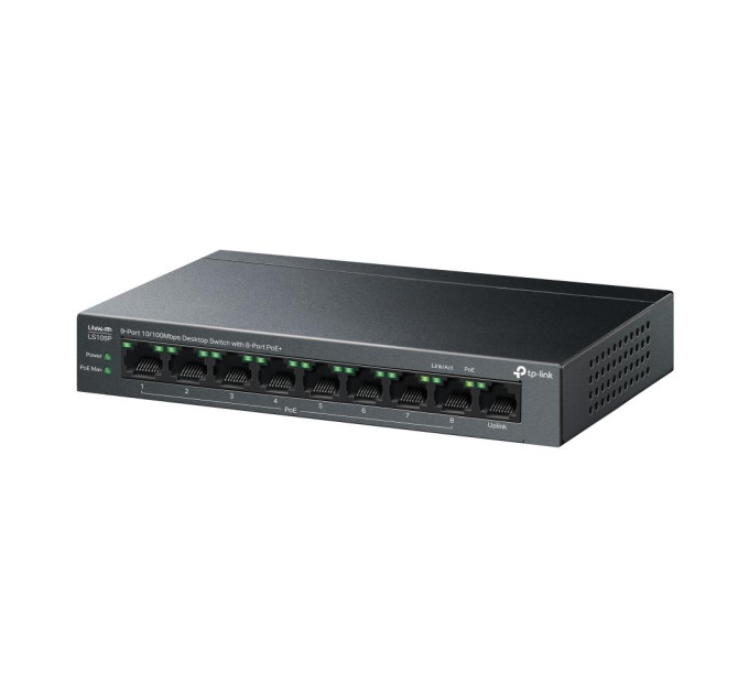 TP-Link 9-портовий настільний комутатор, LS109P TP-LINK