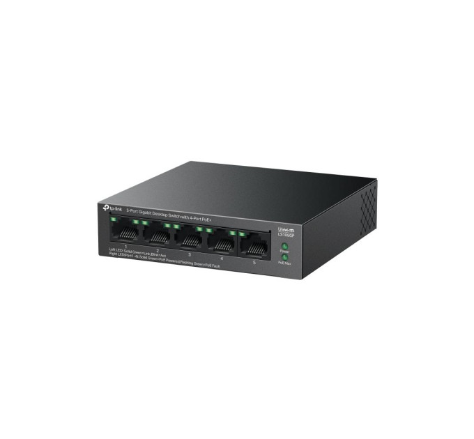 TP-Link 5-портовий гігабітний комутатор, LS105GP TP-LINK