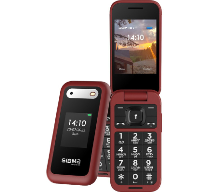Sigma Мобільний телефон Sigma X-style 281 CLIK Red (4827798151426)
