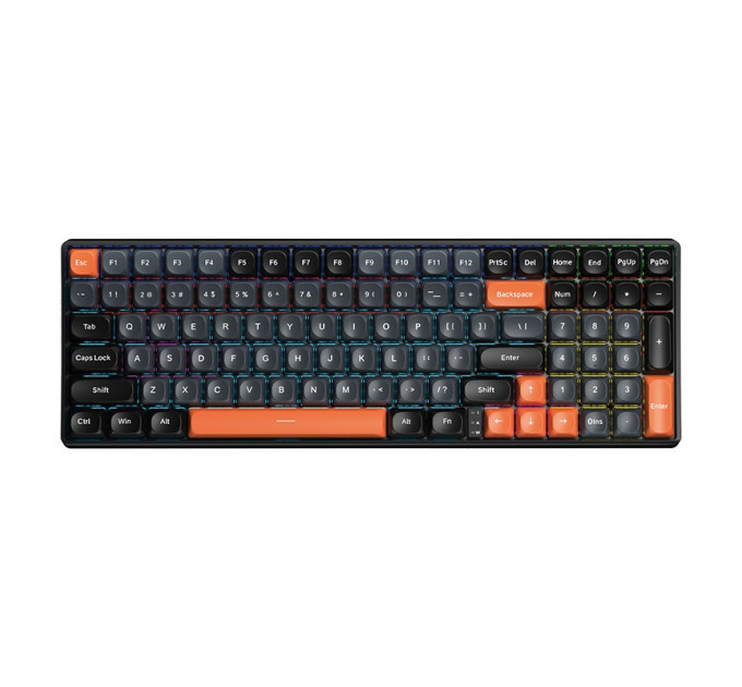 Aula Клавіатура Aula S100 Wired keyboard Brown switch Black EN/UA (6948391203157)