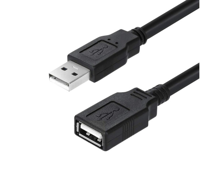 ColorWay Кабель ColorWay USB - USB V 2.0 (M/F), 1.8 м, Black (CW-CBUF076-BK)