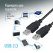 ColorWay Кабель ColorWay USB - USB V 2.0 (M/M), 1 м, Black (CW-CBUU071-BK)