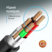 ColorWay Кабель ColorWay USB - USB V 2.0 (M/M), 1 м, Black (CW-CBUU071-BK)