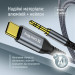 ColorWay Адаптер ColorWay USB Type-C - 3.5 мм (M/M), 1.2 м, Gray (CW-CBPDJ071-G)