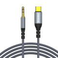 ColorWay Адаптер ColorWay USB Type-C - 3.5 мм (M/M), 1.2 м, Gray (CW-CBPDJ071-G)