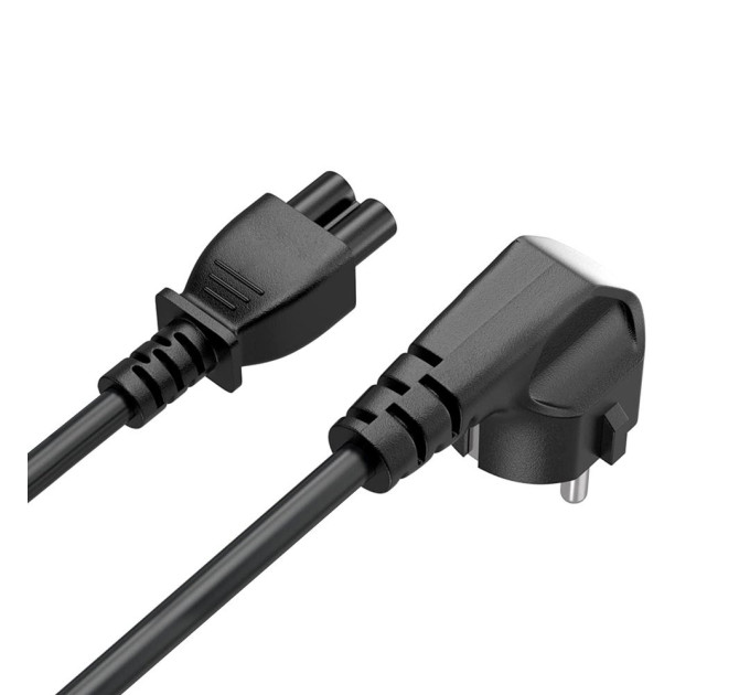ColorWay Кабель живлення ColorWay CEE7/7-C5, 1.8 м, Black (CW-CBP083-BK)