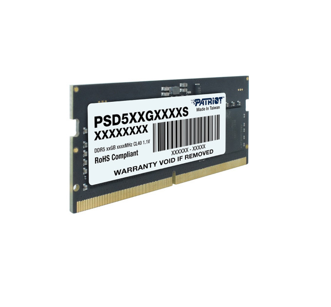 Patriot Модуль пам'яті для ноутбука SoDIMM DDR5 32GB 5600 MHz Signature Line Patriot (PSD532G56002S)