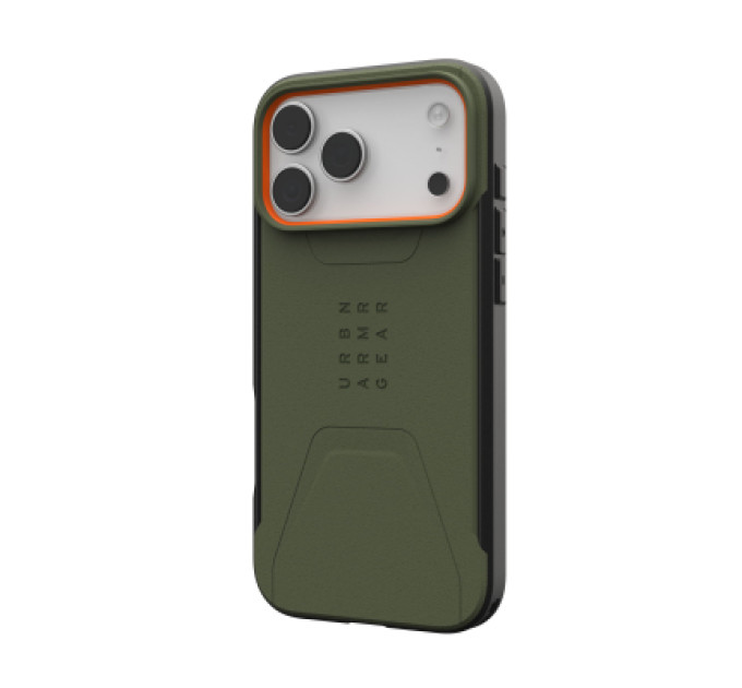 UAG Чохол до мобільного телефона UAG iPhone 17 Pro Max Civilian MagSafe Olive/Orange (114546117297)