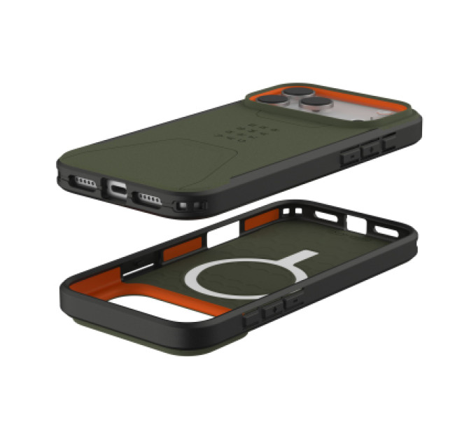 UAG Чохол до мобільного телефона UAG iPhone 17 Pro Max Civilian MagSafe Olive/Orange (114546117297)