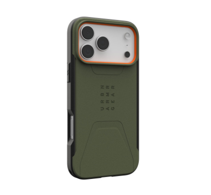 UAG Чохол до мобільного телефона UAG iPhone 17 Pro Max Civilian MagSafe Olive/Orange (114546117297)