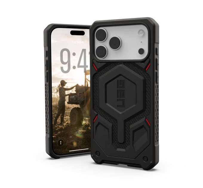 UAG Чохол до мобільного телефона UAG iPhone 17 Pro Max Monarch Pro MagSafe Kevlar Black (114514113940)
