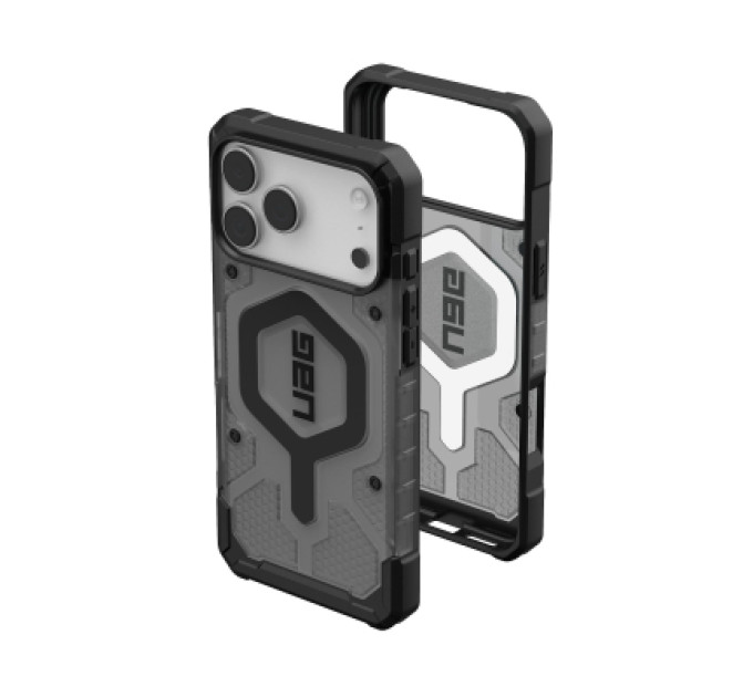 UAG Чохол до мобільного телефона UAG iPhone 17 Pro Max Pathfinder Clear MagSafe Ash/Black (114552113140)