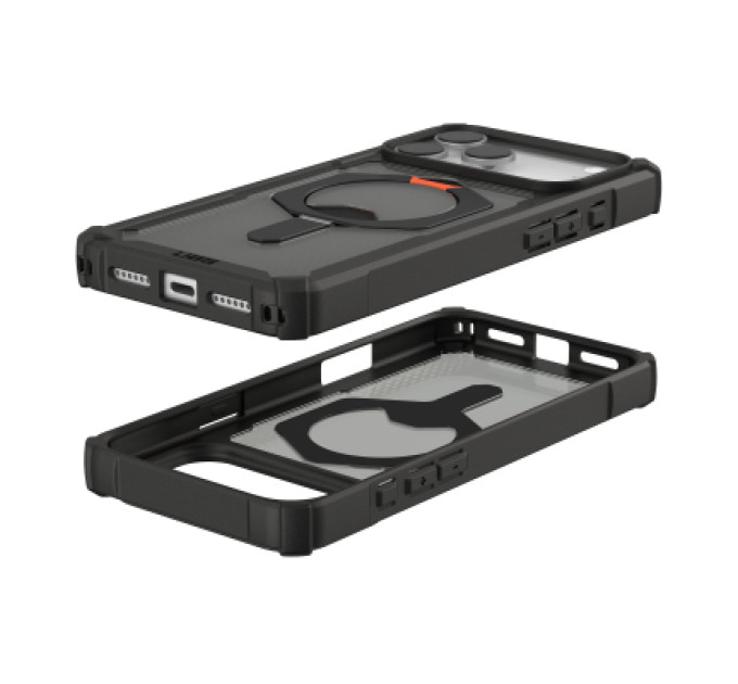 UAG Чохол до мобільного телефона UAG iPhone 17 Pro Max Plasma XTE MagSafe Black/Pop Orange (114528114097)