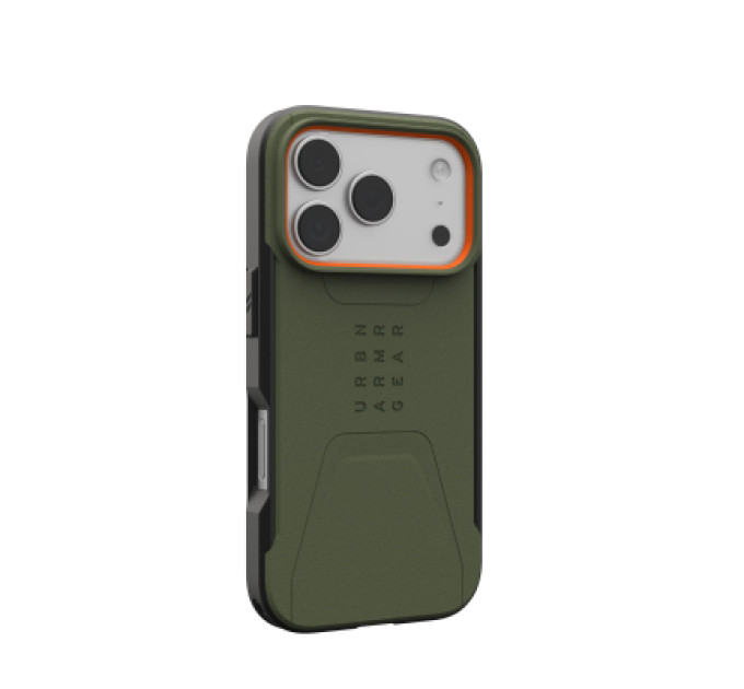 UAG Чохол до мобільного телефона UAG iPhone 17 Pro Civilian MagSafe Olive/Orange (114545117297)