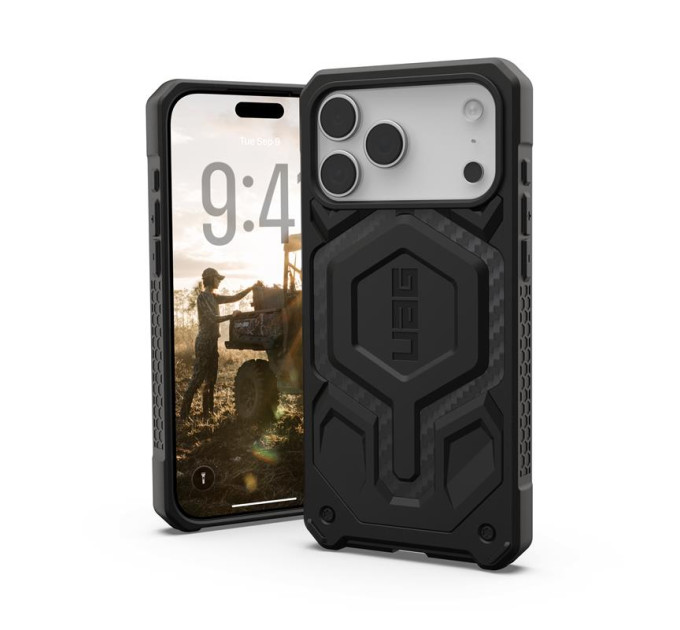 UAG Чохол до мобільного телефона UAG iPhone 17 Pro Monarch Pro MagSafe Carbon Fiber (114513114242)