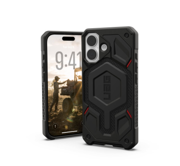 UAG Чохол до мобільного телефона UAG iPhone 17 Monarch Pro MagSafe Kevlar Black (114516113940)