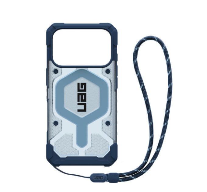 UAG Чохол до мобільного телефона UAG iPhone 17 Pro Pathfinder Clear MagSafe Bundle Blues Lanyard (1145511BV03)