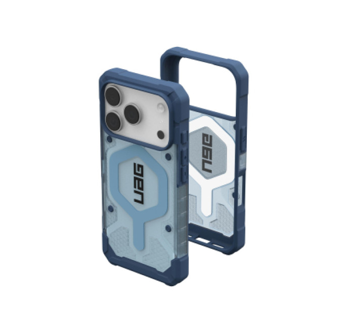UAG Чохол до мобільного телефона UAG iPhone 17 Pro Pathfinder Clear MagSafe Bundle Blues Lanyard (1145511BV03)