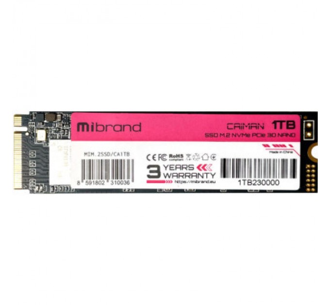 Mibrand Накопичувач SSD M.2 2280 1TB Mibrand (MIM.2SSD/CA1TB)