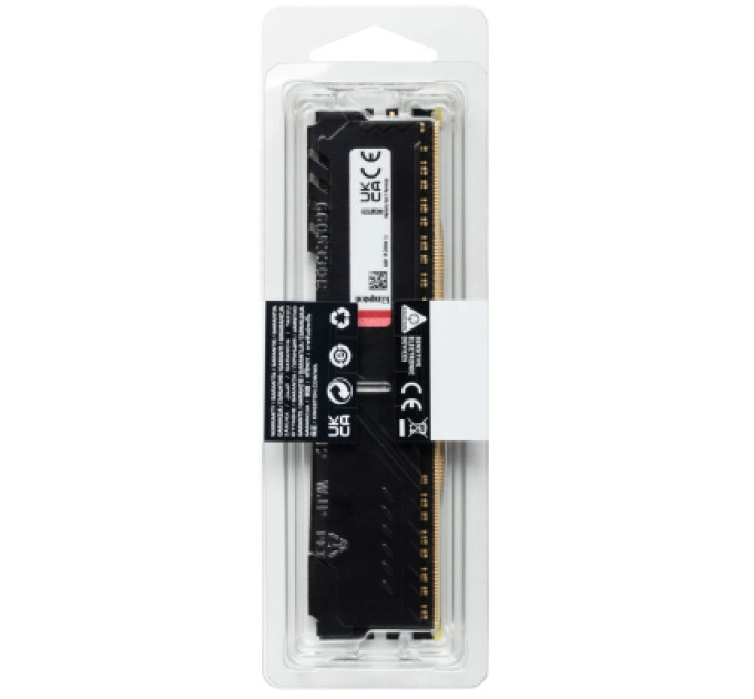 Kingston Fury (ex.HyperX) Модуль пам'яті для комп'ютера DDR4 16GB 3200 MHz Beast Black Kingston Fury (ex.HyperX) (KF432C16BB1/16WP)