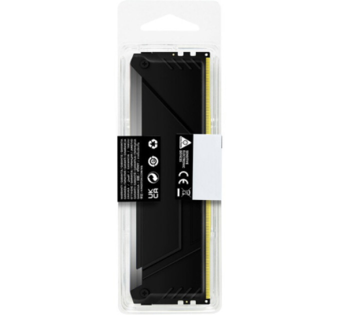 Kingston Fury (ex.HyperX) Модуль пам'яті для комп'ютера DDR4 16GB 3200 MHz Beast RGB Kingston Fury (ex.HyperX) (KF432C16BB12A/16WP)