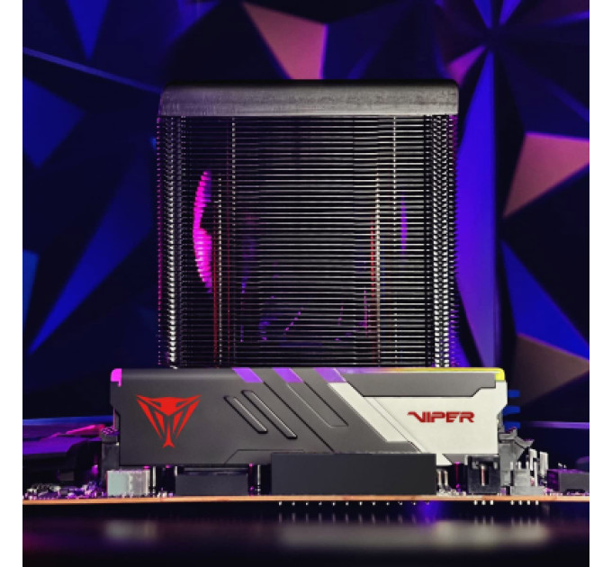 Patriot Модуль пам'яті для комп'ютера DDR5 32GB (2x16GB) 6000 MHz Viper Venom RGB Patriot (PVVR532G600C30K)