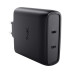 Trust Зарядний пристрій Trust 2xUSB-C 100W GaN PD/PPS black (25527_TRUST)