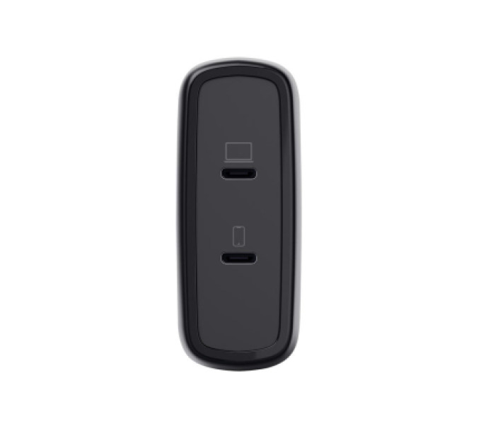 Trust Зарядний пристрій Trust 2xUSB-C 100W GaN PD/PPS black (25527_TRUST)