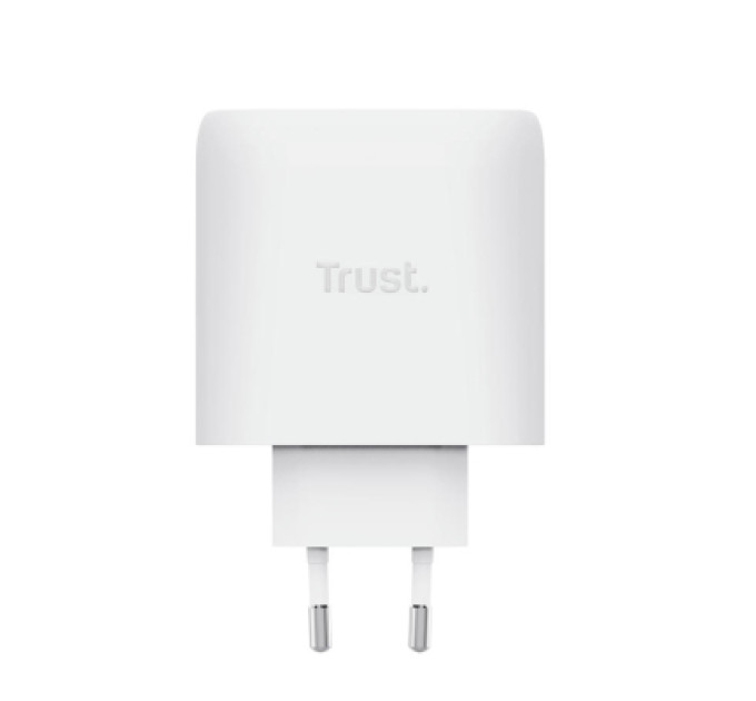 Trust Зарядний пристрій Trust USB-C 65W GaN PD/PPS white (25524_TRUST)