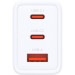 D-Link Зарядний пристрій D-Link 2xUSB-C + 1xUSB-A 65W GaN white (DCP-651)