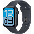 Apple Смарт-годинник Apple Watch SE 3 GPS 44mm Midnight Aluminium Case with Midnight Sport Band - M/L (MEHQ4RK/A)