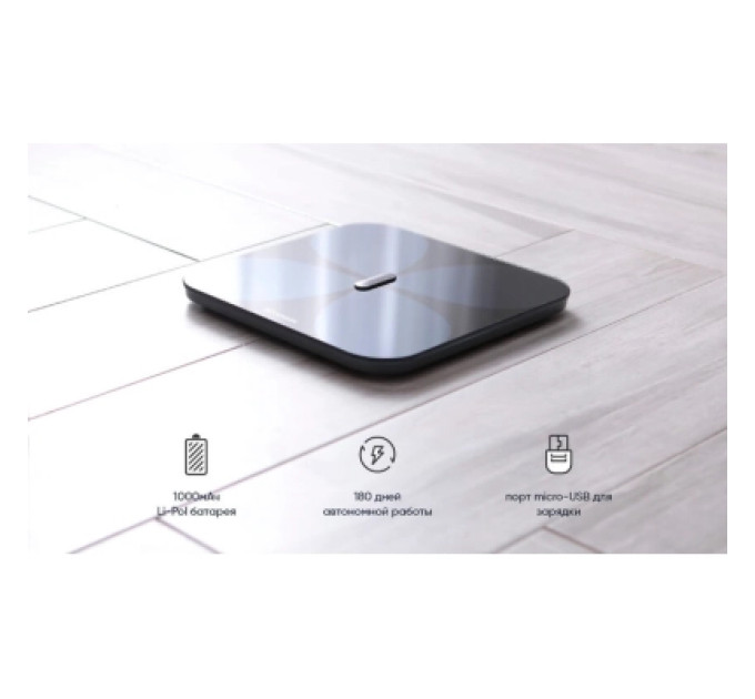Yunmai Ваги підлогові Yunmai PRO Smart Scale Black (M1806CH-BK)