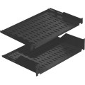 Mirsan Полка 19" 2U глиб. 350мм, консольна, RAL 9005 Mirsan (MR.RAK2U35.01)