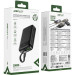 Acefast Батарея універсальна Acefast 20000mAh 22,5W PD, QC/3.0 USB-A+USB-C In/Out,build-in cable M14 Black (6974316283966)