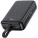 Acefast Батарея універсальна Acefast 20000mAh 22,5W PD, QC/3.0 USB-A+USB-C In/Out,build-in cable M14 Black (6974316283966)